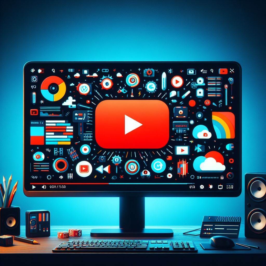 screen recording video from youtube , youtube is being screen recorded,youtube logo